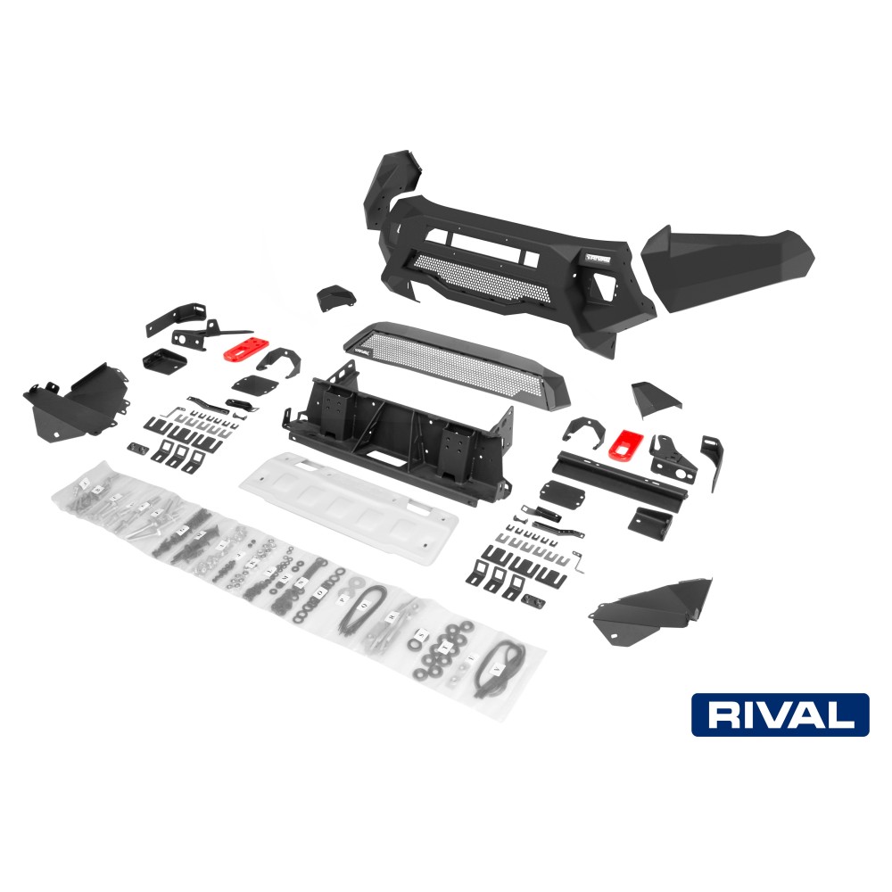 Pare-chocs avant RIVAL Toyota Hilux 2021 compétition robuste