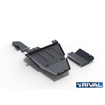 Plaque protection 3mm acier Rival pour Toyota Hilux - Blindage robuste