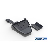 Plaque protection 3mm acier Rival pour Toyota Hilux - Blindage robuste