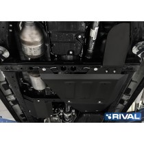 Plaque protection 3mm acier Rival pour Toyota Hilux - Blindage robuste