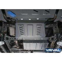 Plaque protection 3mm Rival acier pour Nissan Navara 2 - Blindage b