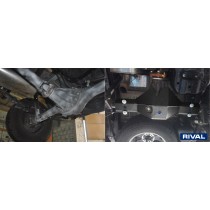 Plaque de protection 3mm Rival acier pour Ford Ranger 2016-2018