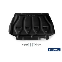 Plaque protection acier 3mm Rival pour Ford Ranger 2012-2022