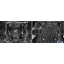Plaque protection 3mm Rival acier pour boîte Fiat Fullback 2