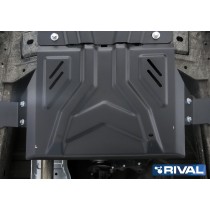 Plaque de protection Rival 3mm acier pour boîte Fiat Fullback