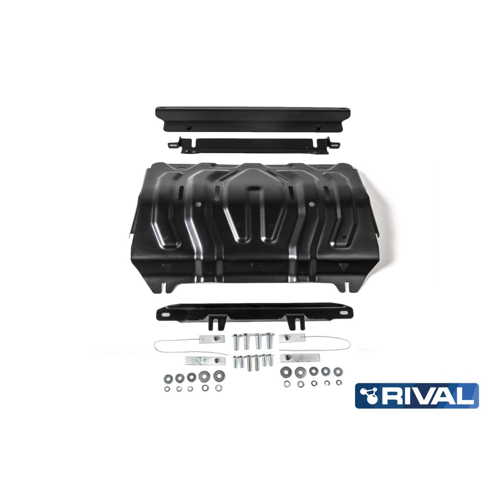 Plaque protection 3mm acier Rival pour radiateur Fiat Fullback