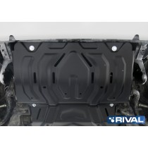 Plaque protection 3mm acier Rival pour radiateur Fiat Fullback