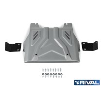 Plaque protection 4mm RIVAL Fiat Fullback 2016+, blindage alu robuste