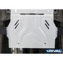 Plaque protection 4mm RIVAL Fiat Fullback 2016+, blindage alu robuste