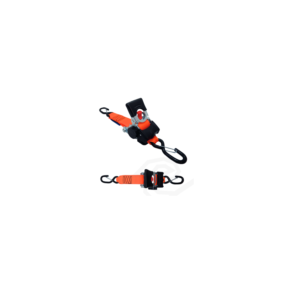 Sangle arrimage auto-rétractable 750kg 50mm x 3m - Sécurité 4x4