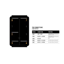 Interrupteur Momentané LAZER IIIR - Accessoire 4x4 Éclairage