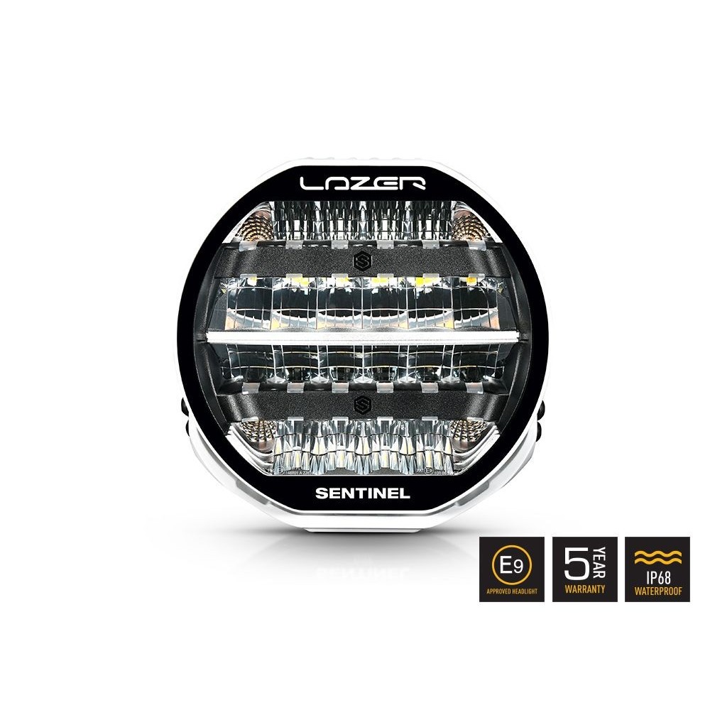 Phare LED Lazer Sentinel 9" Highline White – Puissance et Design