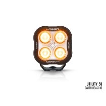 Phare LED LAZER Utility-50 Noir Beacon : Puissance & Design 4x4