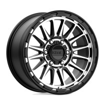 Jante alu KMC KM542 8x17 5x114.3 Satin Black Mach – Qualité Pro