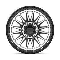Jante alu KMC KM542 8x17 5x114.3 Satin Black Mach – Qualité Pro
