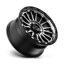 Jante alu KMC KM542 8x17 5x114.3 Satin Black Mach – Qualité Pro
