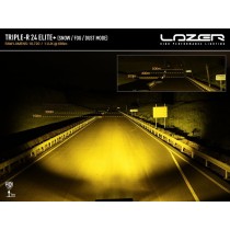 Phare LED LAZER Triple-R 24 Elite+ : Puissance & Éclairage 4x4