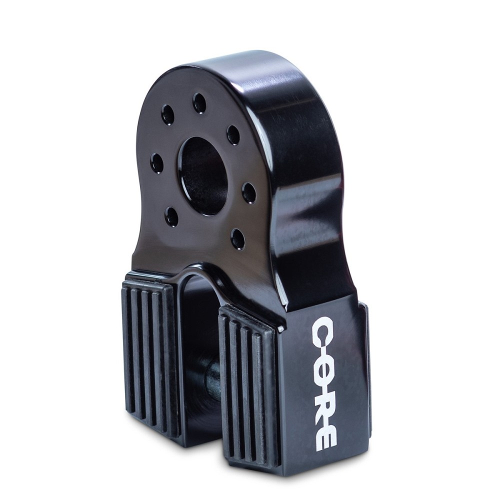 Arrêt câble treuil aluminium CORE Flat Black - 12T, robuste et fi