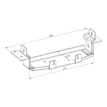 Platine Treuil PC Origine Ford Ranger 2023+ | Accessoire 4x4 robuste