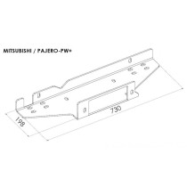 Platine treuil PC origine pour Mitsubishi Pajero 2015+ robuste