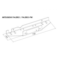 Platine treuil PC origine Mitsubishi Pajero 2007-2015 robuste