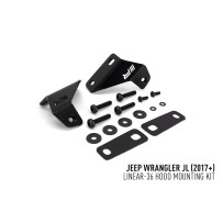Kit Montage Linear 36 LAZER pour Capot Jeep Wrangler JL 4x4