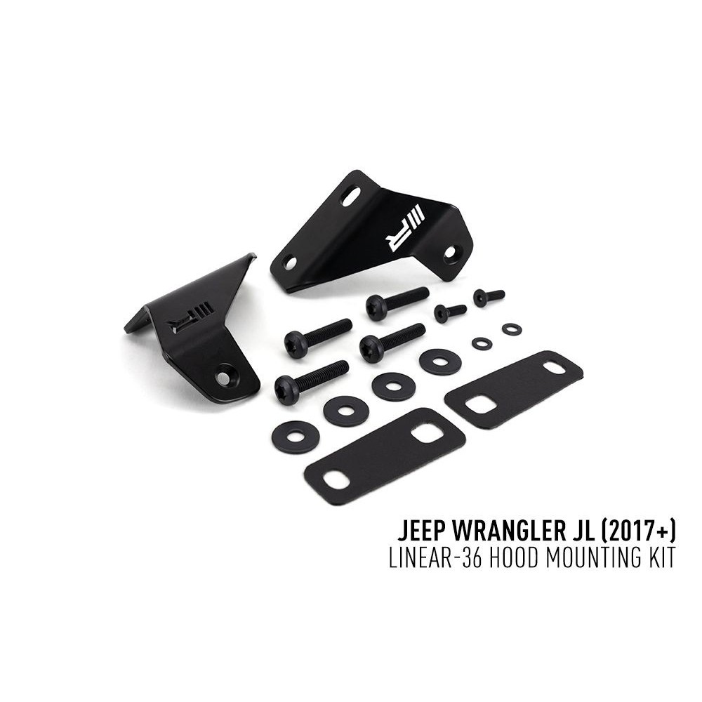 Kit Montage Linear 36 LAZER pour Capot Jeep Wrangler JL 4x4