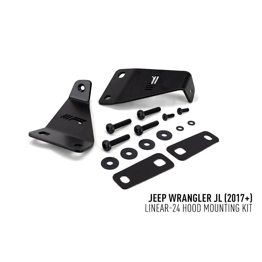 Kit Montage Linear 24 LAZER pour Capot Jeep Wrangler JL Offroad
