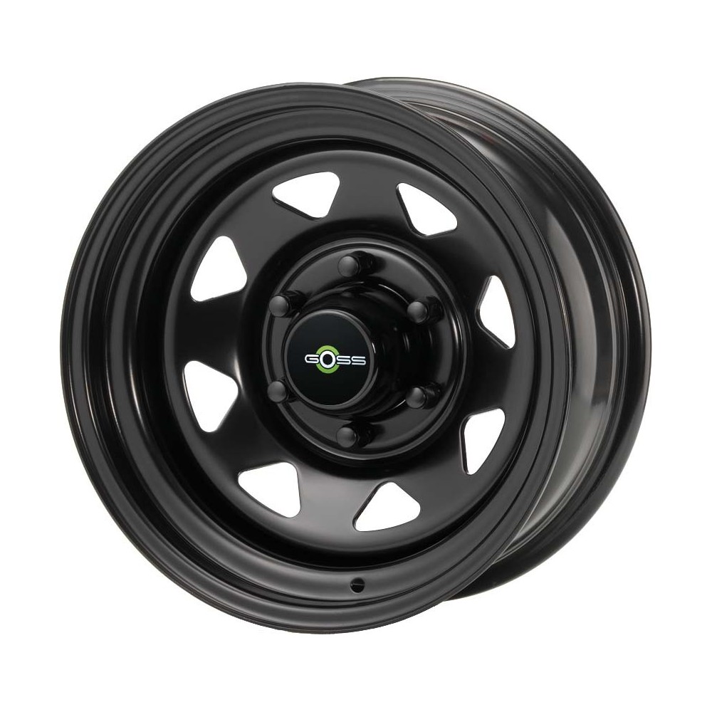 Jante GOSS Triangular Black 7x15 – Robustesse Offroad, Style Unique