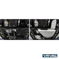Plaque Protection RIVAL 4mm Toyota Hilux Revo – Blindage Aluminium