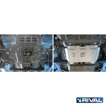 Plaque de protection RIVAL 4mm boîte Toyota Hilux Revo robuste