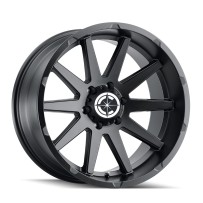 Jante alu OC WHEELS 143 9x17 matte black 5x127 ET-12, design sport
