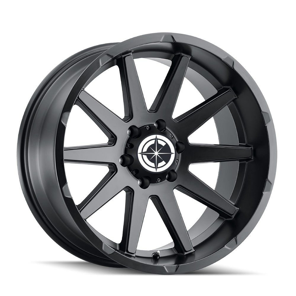 Jante alu OC WHEELS 143 9x17 matte black 5x127 ET-12, design sport