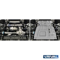 Plaque de protection moteur 4mm Rival Ford Ranger 2022+ solide
