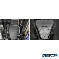Plaque de protection Rival réservoir Ford Ranger 2022+ solide et l