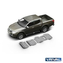 Blindage Rival L200/Fullback 2016+ - Kit 4 pcs Protection 4x4
