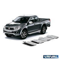 Blindage Rival L200/Fullback 2016+ - Kit 4 pcs Protection 4x4