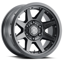 Jante ICON ALLOYS Rebound Pro 17" Satin Black Offroad robuste