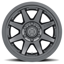 Jante ICON ALLOYS Rebound Pro 17" Satin Black Offroad robuste