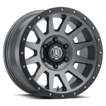 Jante ICON ALLOYS Compression 18" Titanium - Style & performance 4x4