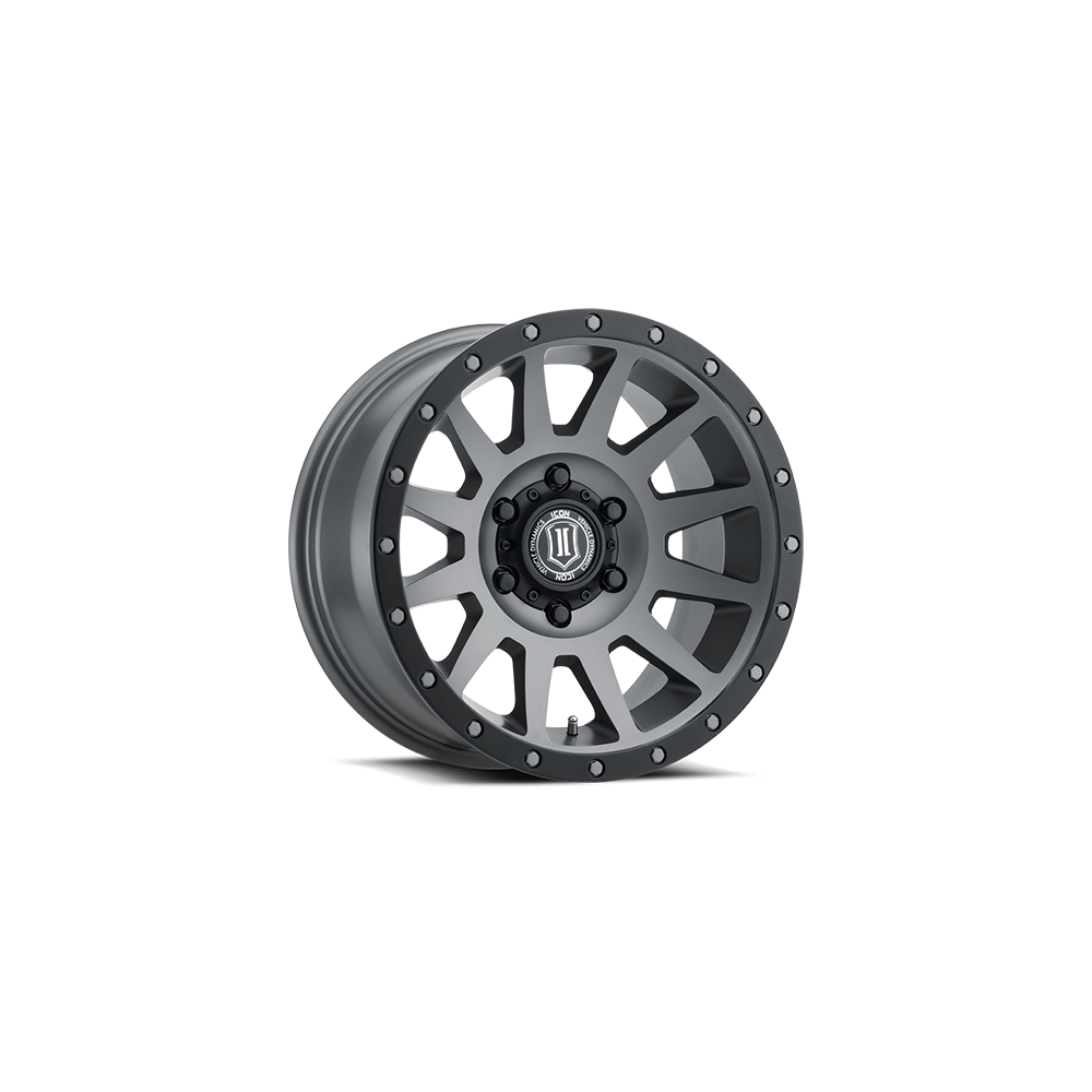 Jante ICON ALLOYS Compression 18" Titanium - Style & performance 4x4