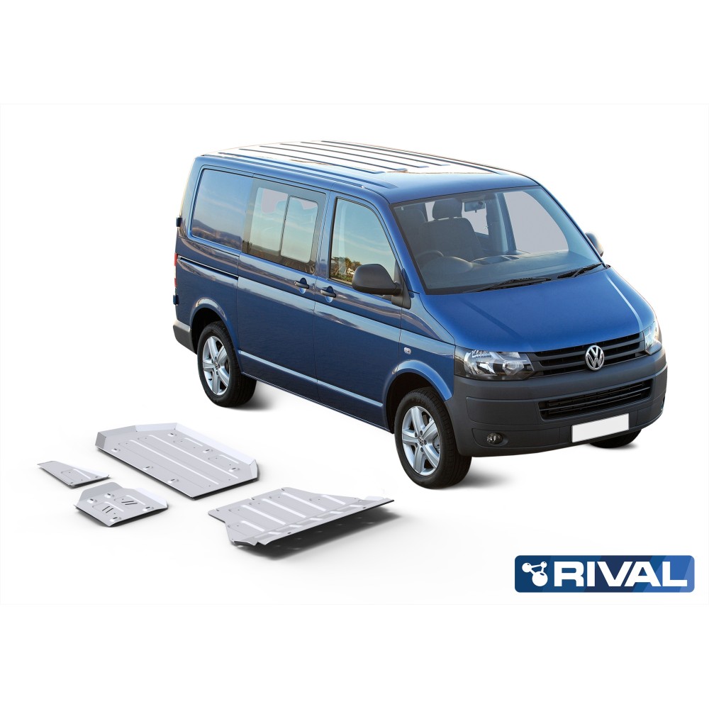 Plaque Protection Echappement VW T5 RIVAL - Blindage Ultra Résistant