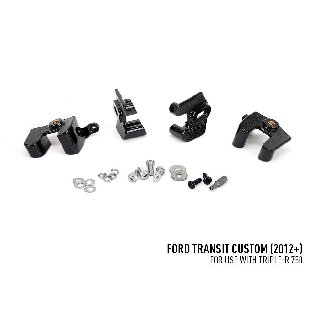 Kit montage RRR4 Lazer Calandre Ford Transit Custom 2012+ robuste