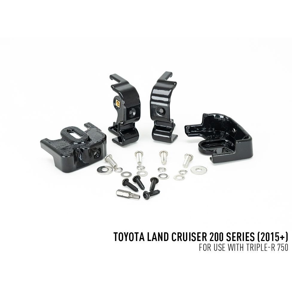 Kit montage calandre RRR4 Toyota LC200 2019+ LAZER, éclairage 4x4