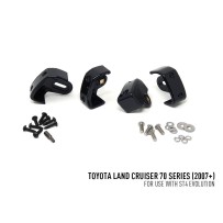 Kit montage ST4 EVO calandre Toyota LC70 2007+ LAZER, qualité pro