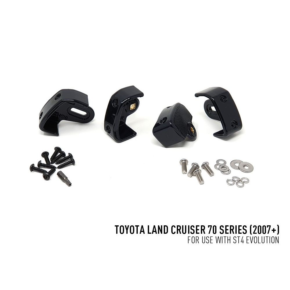 Kit montage ST4 EVO calandre Toyota LC70 2007+ LAZER, qualité pro