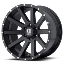 Jante alu KMC XD818 Heist Satin Black 8x18 6x114.3 - Design sport