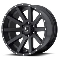 Jante alu KMC XD818 Heist Satin Black 8x18 6x114.3 - Design sport