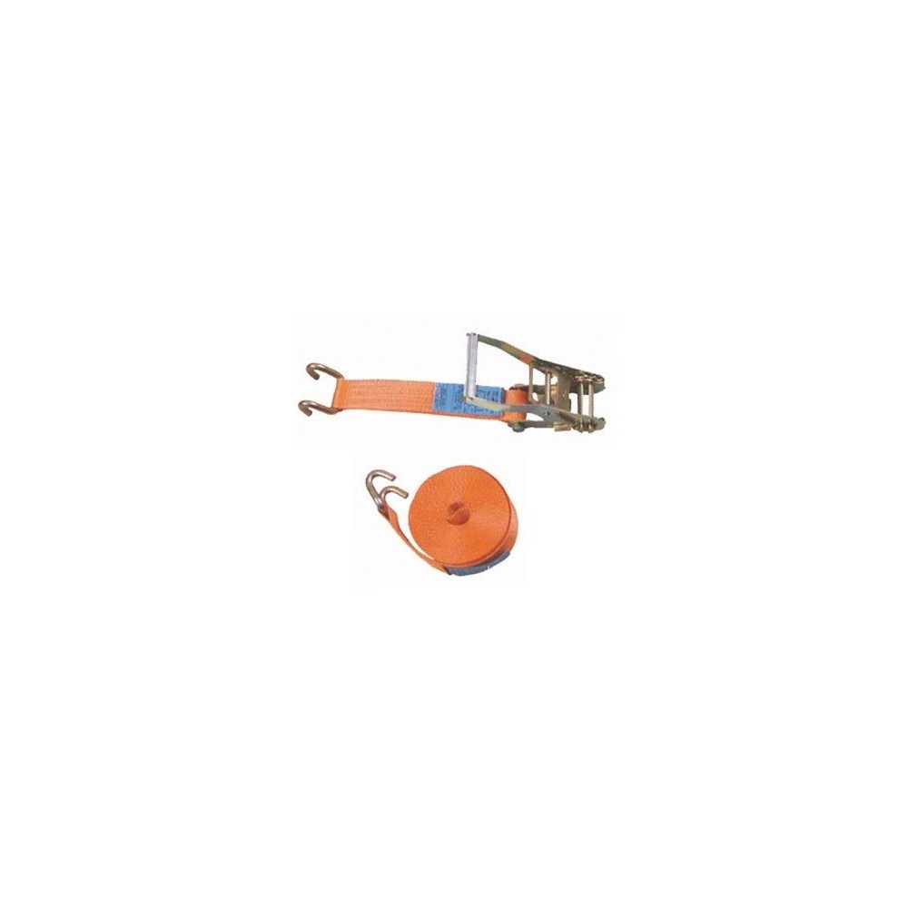 Sangle arrimage à cliquet 50mm x 9m bleue – Sécurité 4x4 garantie