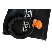 Manille souple Dyneema 10mm orange : sécurité & solidité 4x4